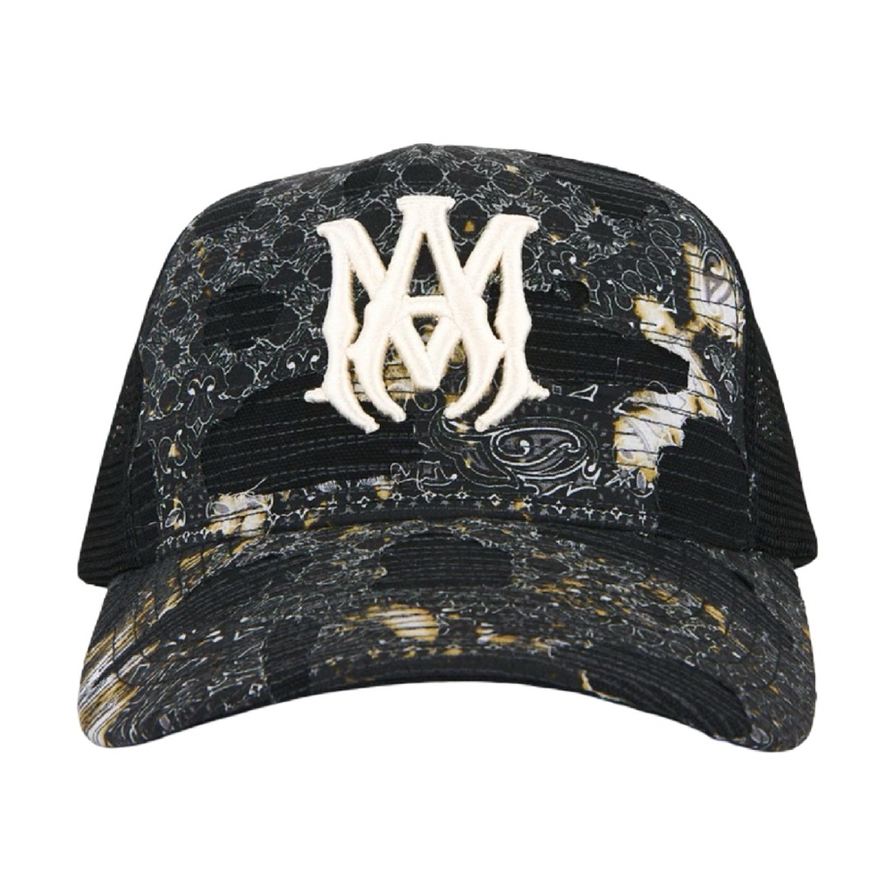 AMIRI BANDANA REPAIR TRUCKER HAT